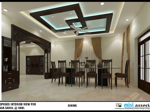 Dining room interior by Misi Associates