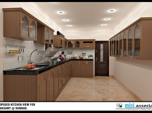 Modular kitchen interior by Misi Associates